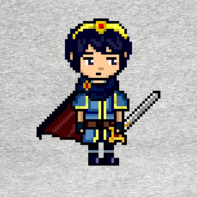 Pixel Marth with Font by darktiff_